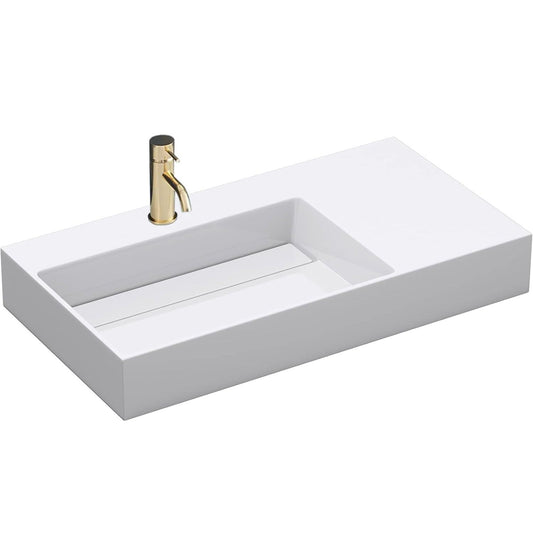 Lavoar pentru blat Archi 75 CM White 1