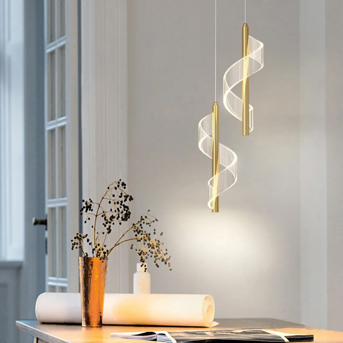 Lampă Suspendată Led App1550-cp Gold  5