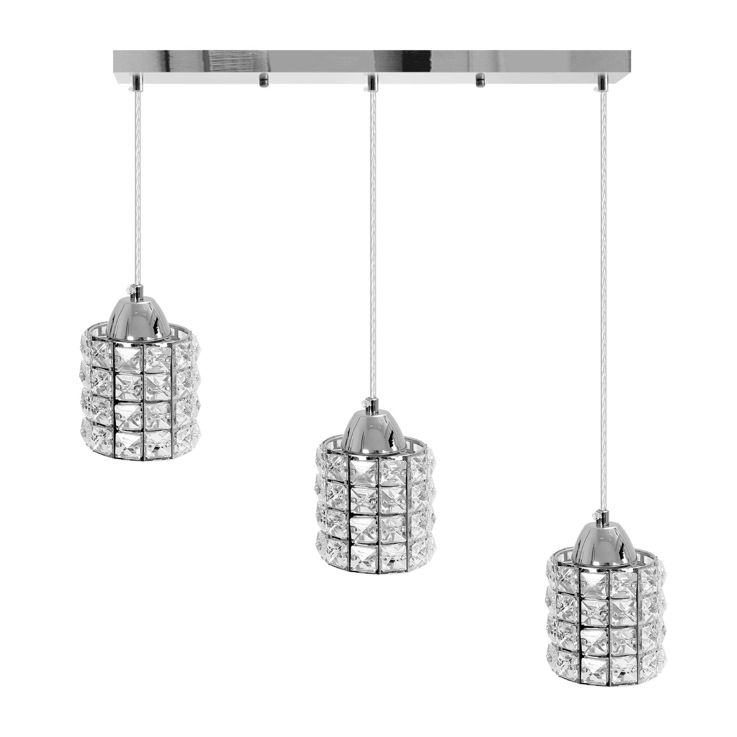 Plafoniera din cristal argintie APP728-3CP 1