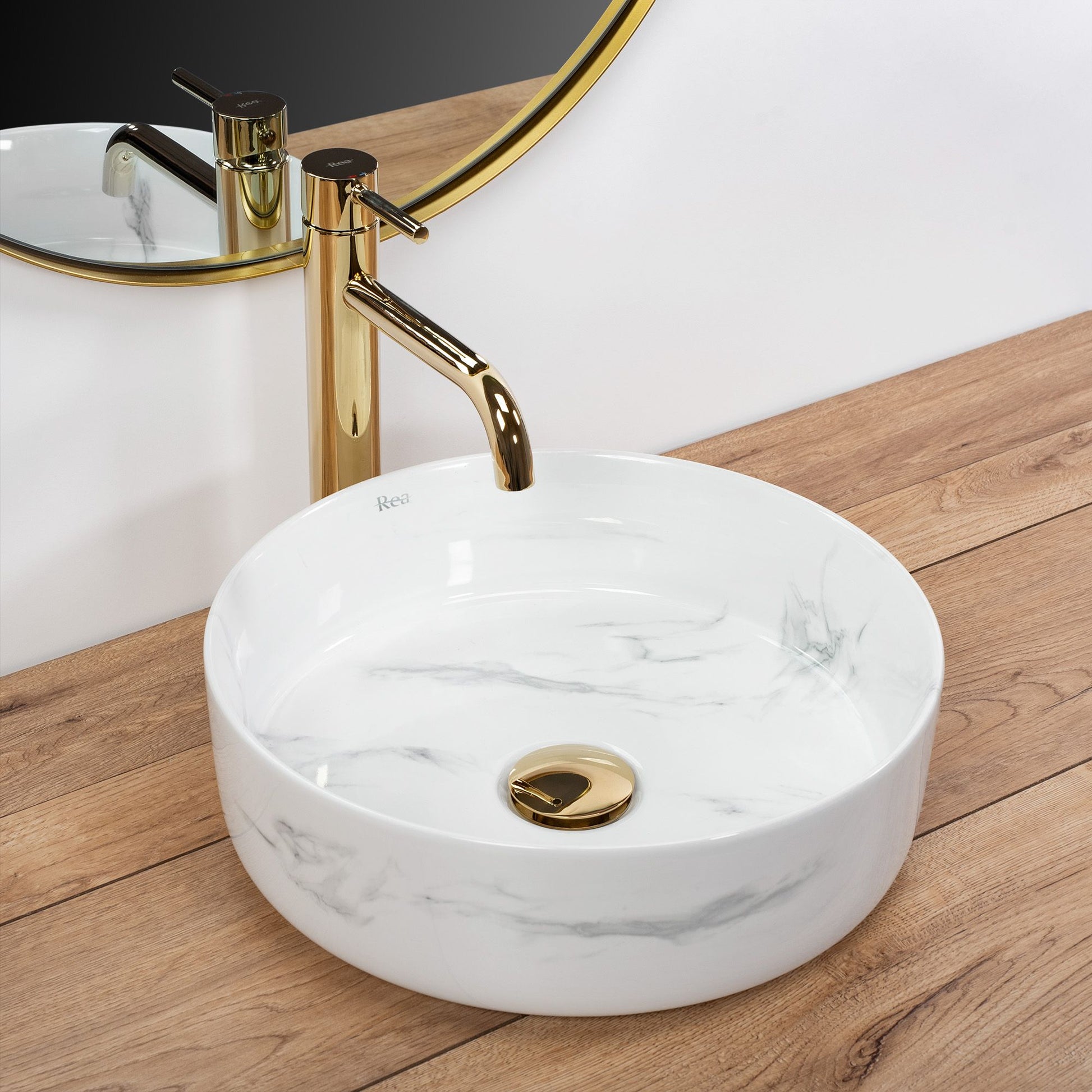 Lavoar pe blat Rea Sami Nature Marble 2
