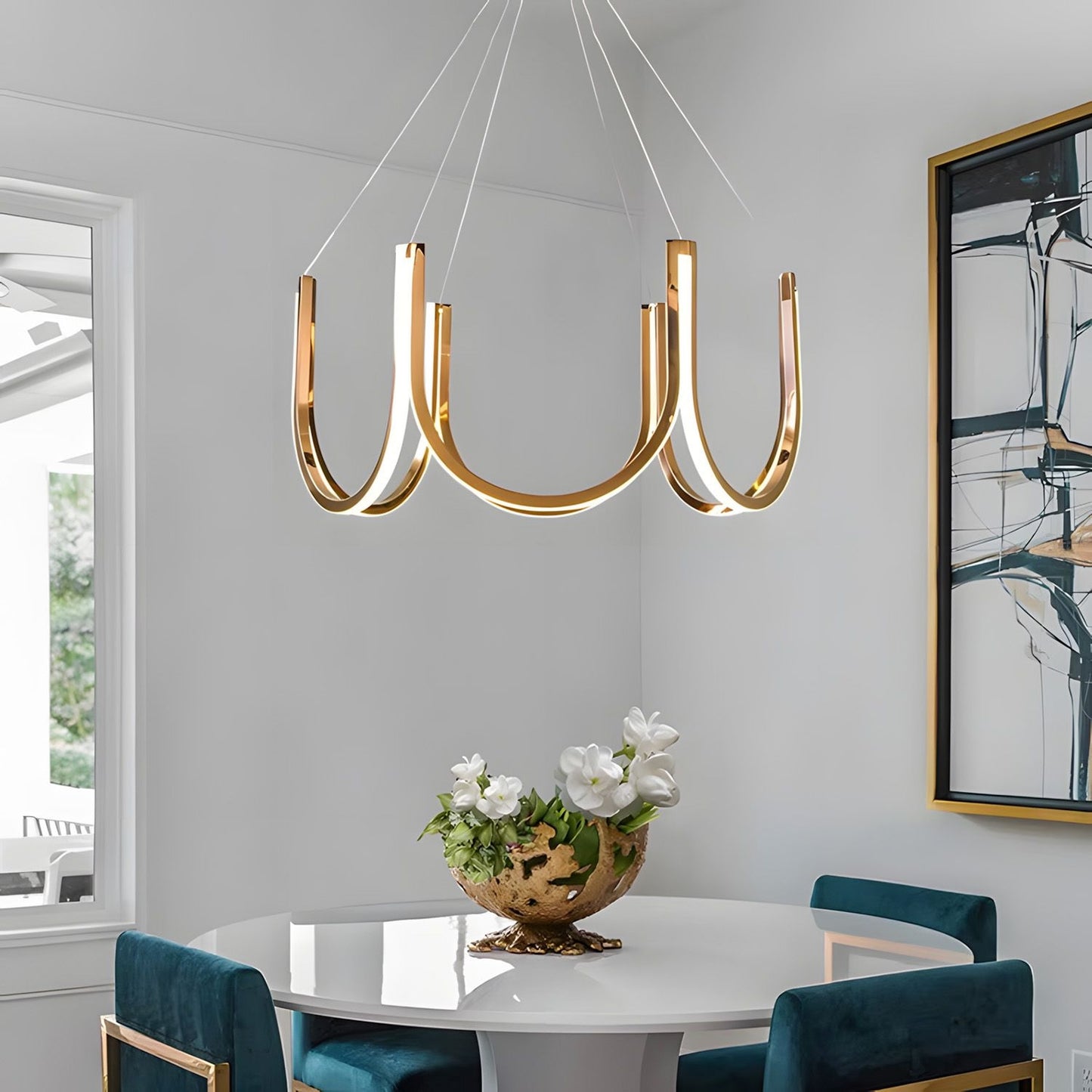 Lampă Suspendată Led App1749-cp Gold  7