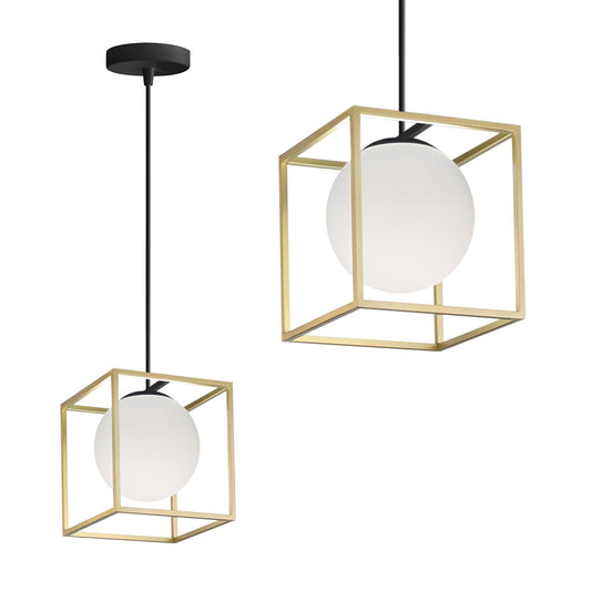 Lampă suspendată APP1165-1CP GOLD WHITE  1