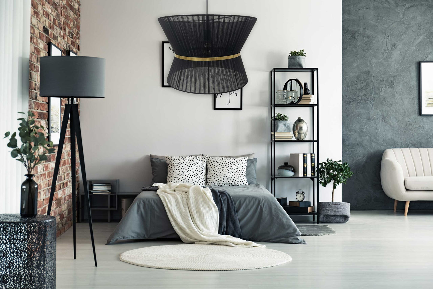 Lampă Suspendată APP1503-1CP Black  2
