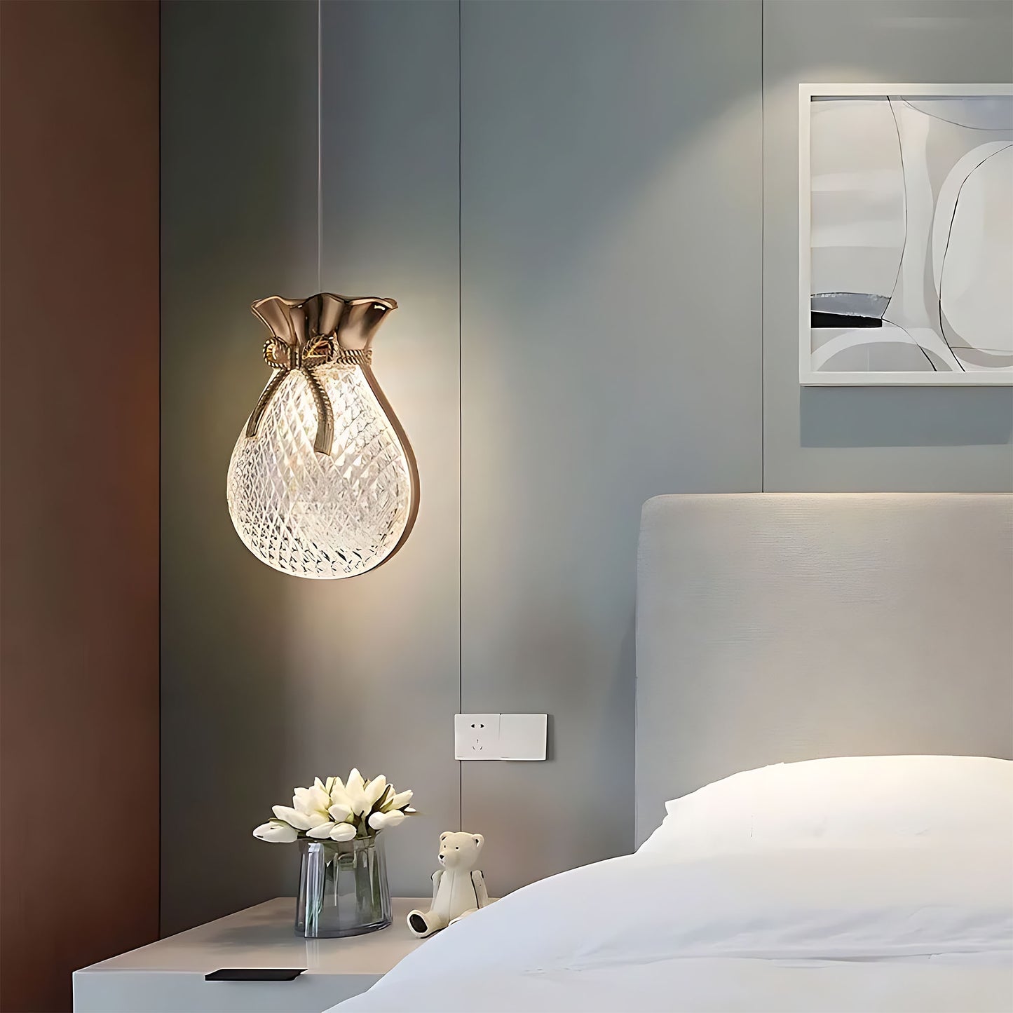 Lampă Suspendată De Tavan Lhj107-1cp Light Rose Gold  7