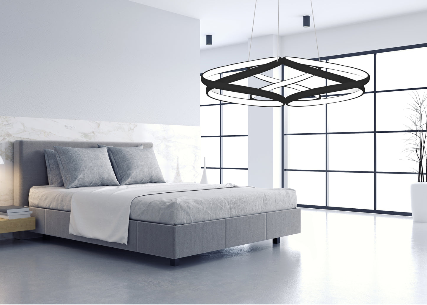 Lampa Led App793-cp Black Flat  4