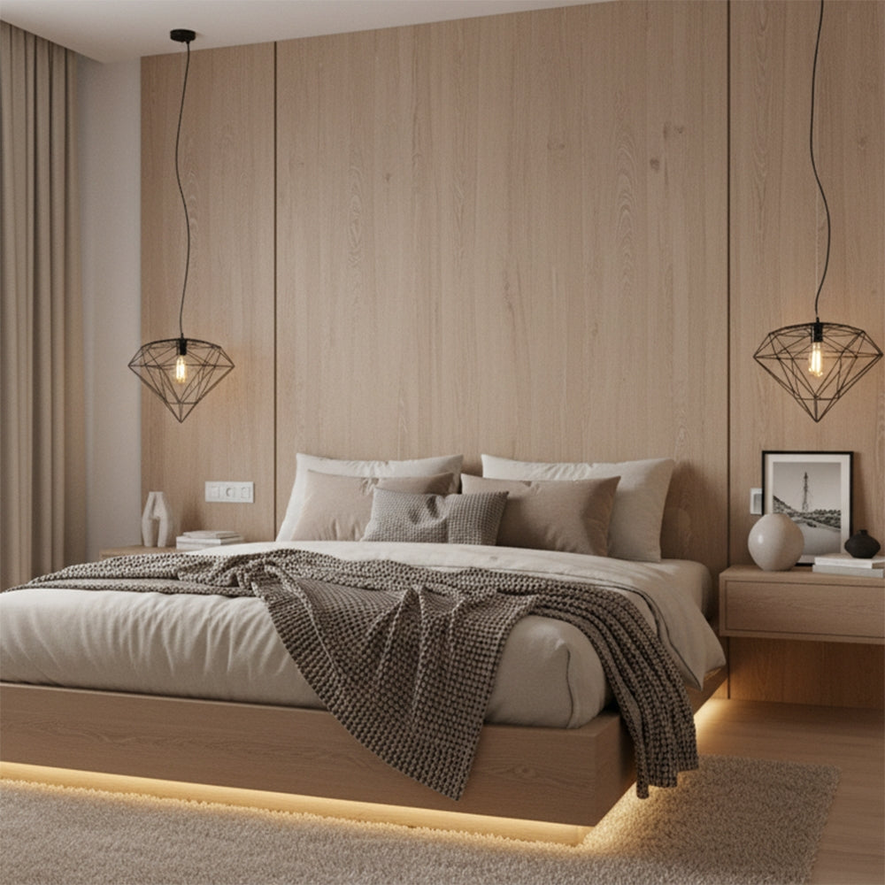 Lampă De Culoare Diamant Metal Loft Black APP563-1CP  7