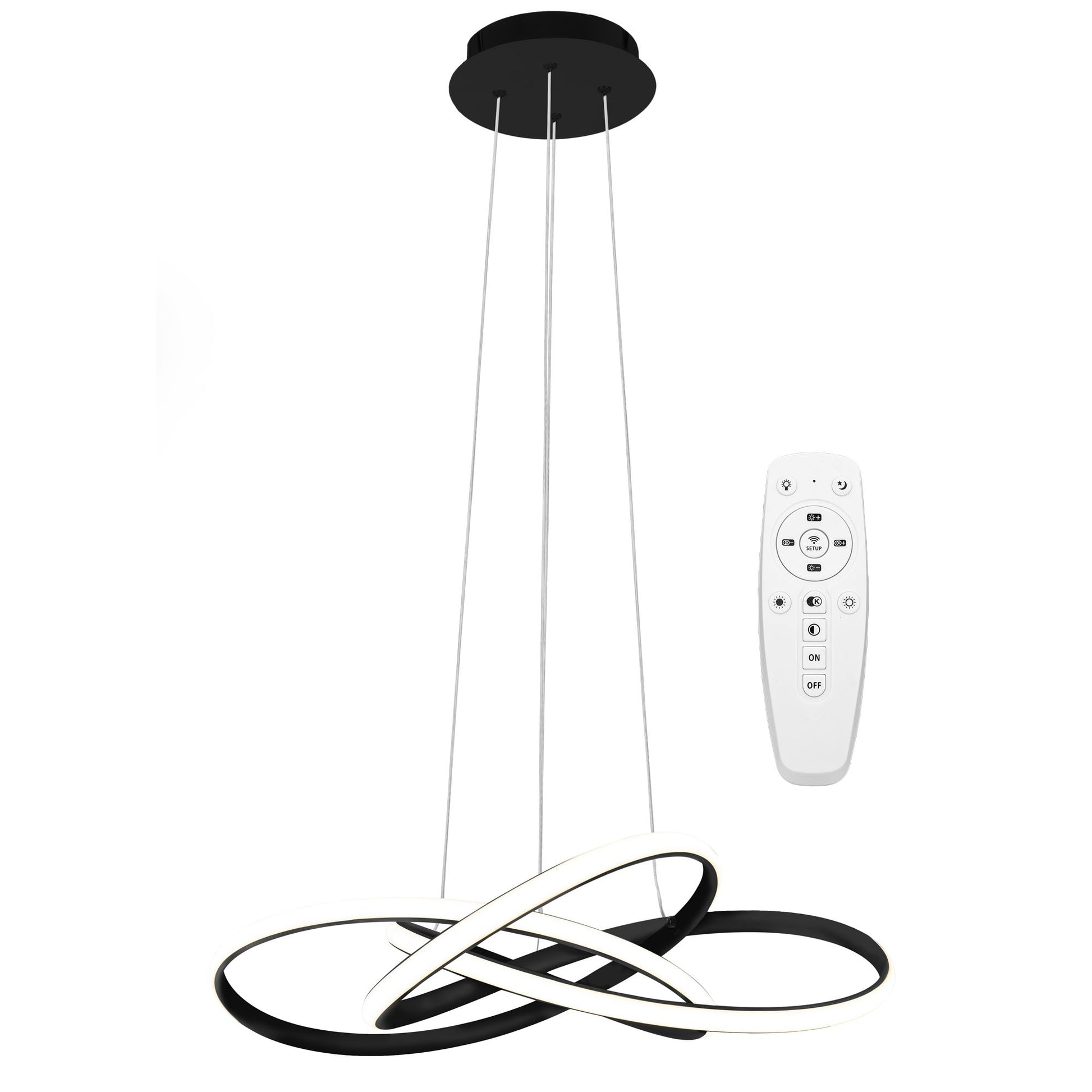 Lampa LED APP814-CP Node Black 1