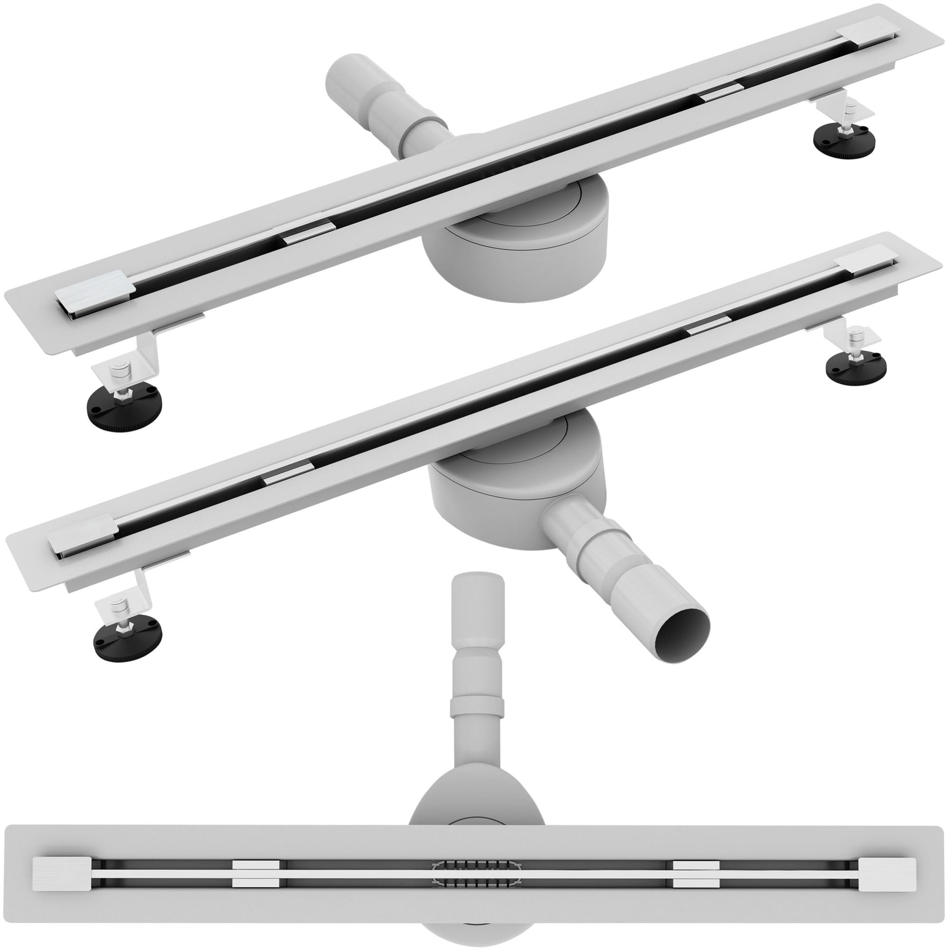 Rigola dus Rea Neo Ultra Slim Pro Nickel Brush INOX 80 1