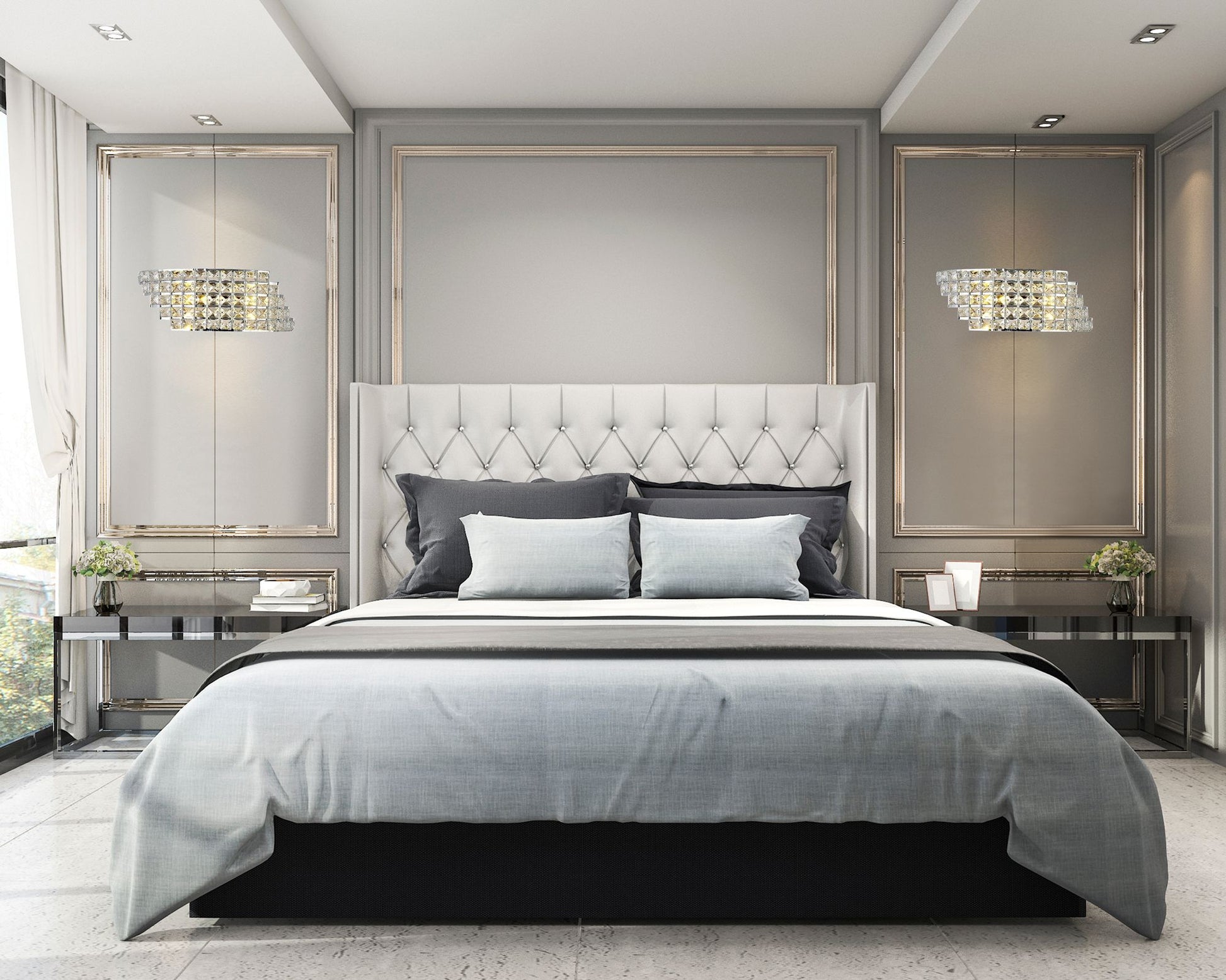 LAMPĂ DE PERETE STIL GLAMURE APP716-1W E27  9