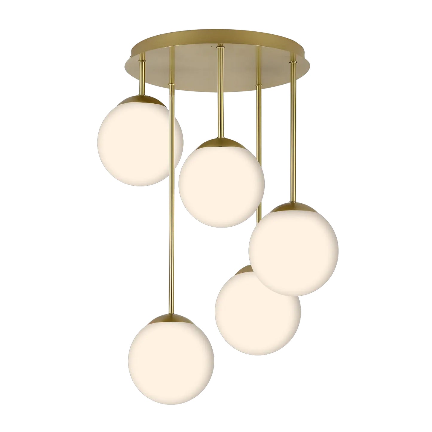 Lampă Suspendată APP1818-5CPR Gold  1