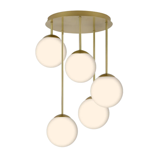 Lampă Suspendată APP1818-5CPR Gold  1