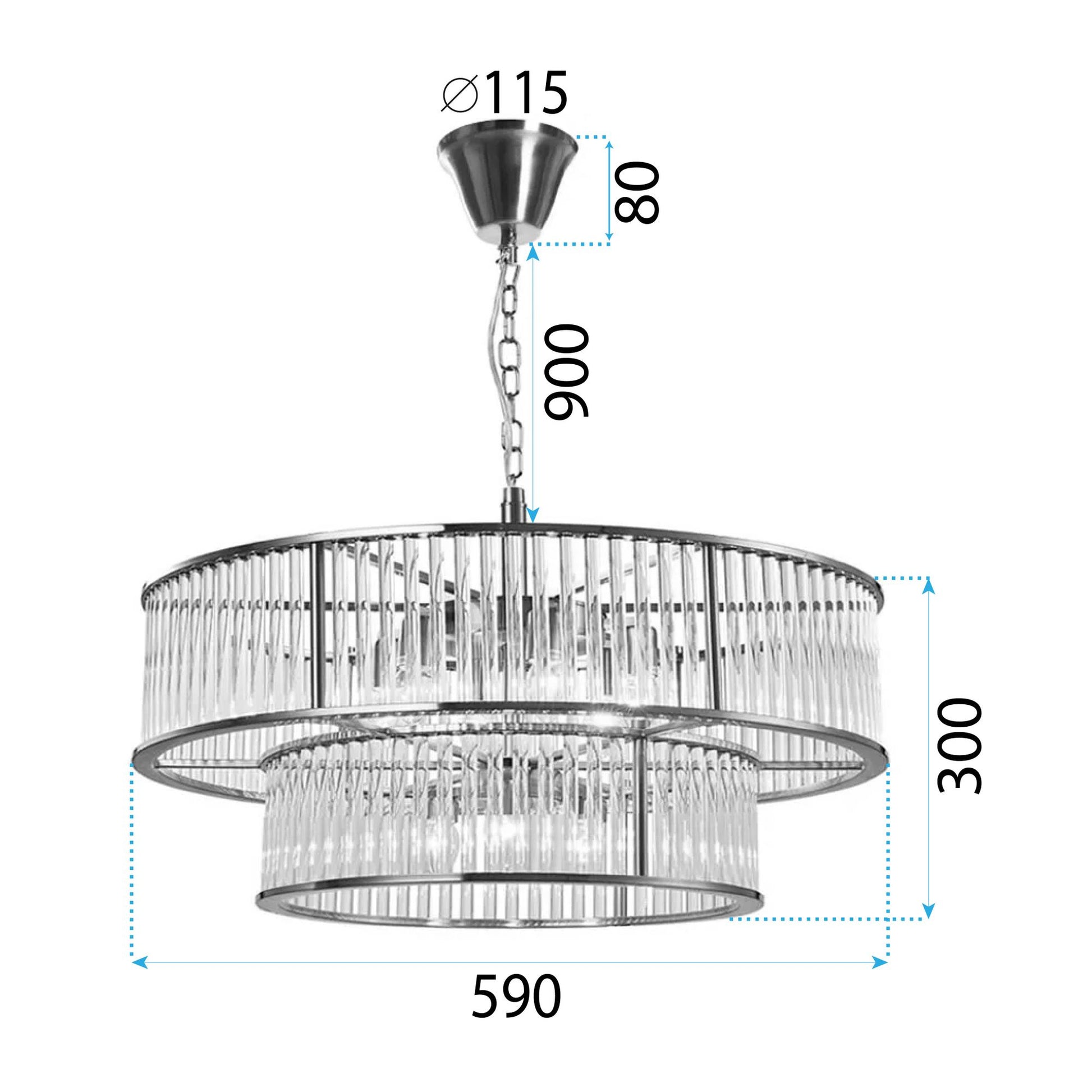 Lampa APP1562-8CP  8