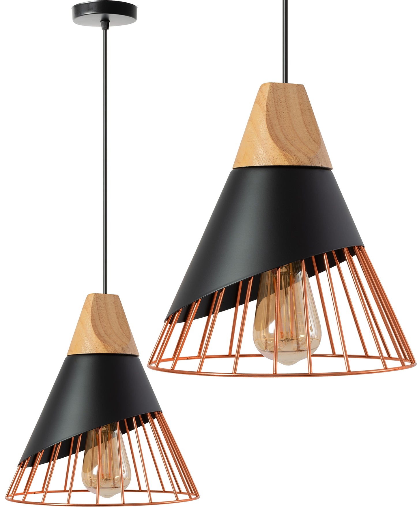 Lampa De Tavan Suspendabila Scandinav Metal APP225-1CP  1