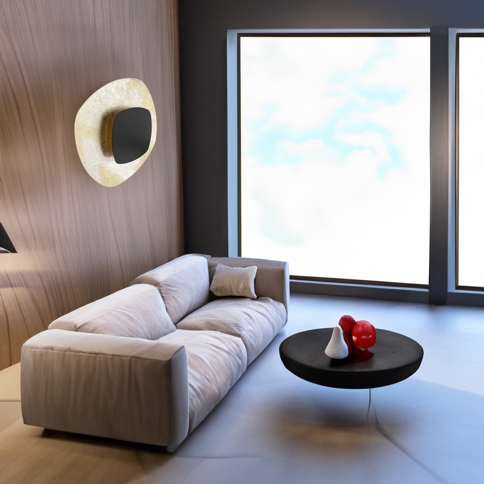 Lampa De Perete App1270 Black Gold  5