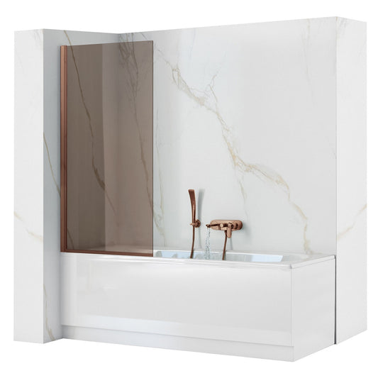 Paravan de baie Rea Elegant Brush Copper 70  1