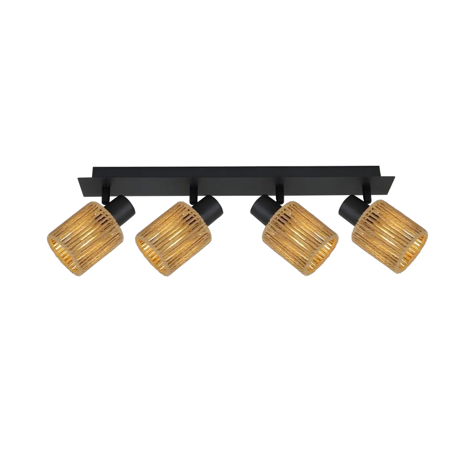 Lampă Suspendată APP1825-4W Nature Black  1