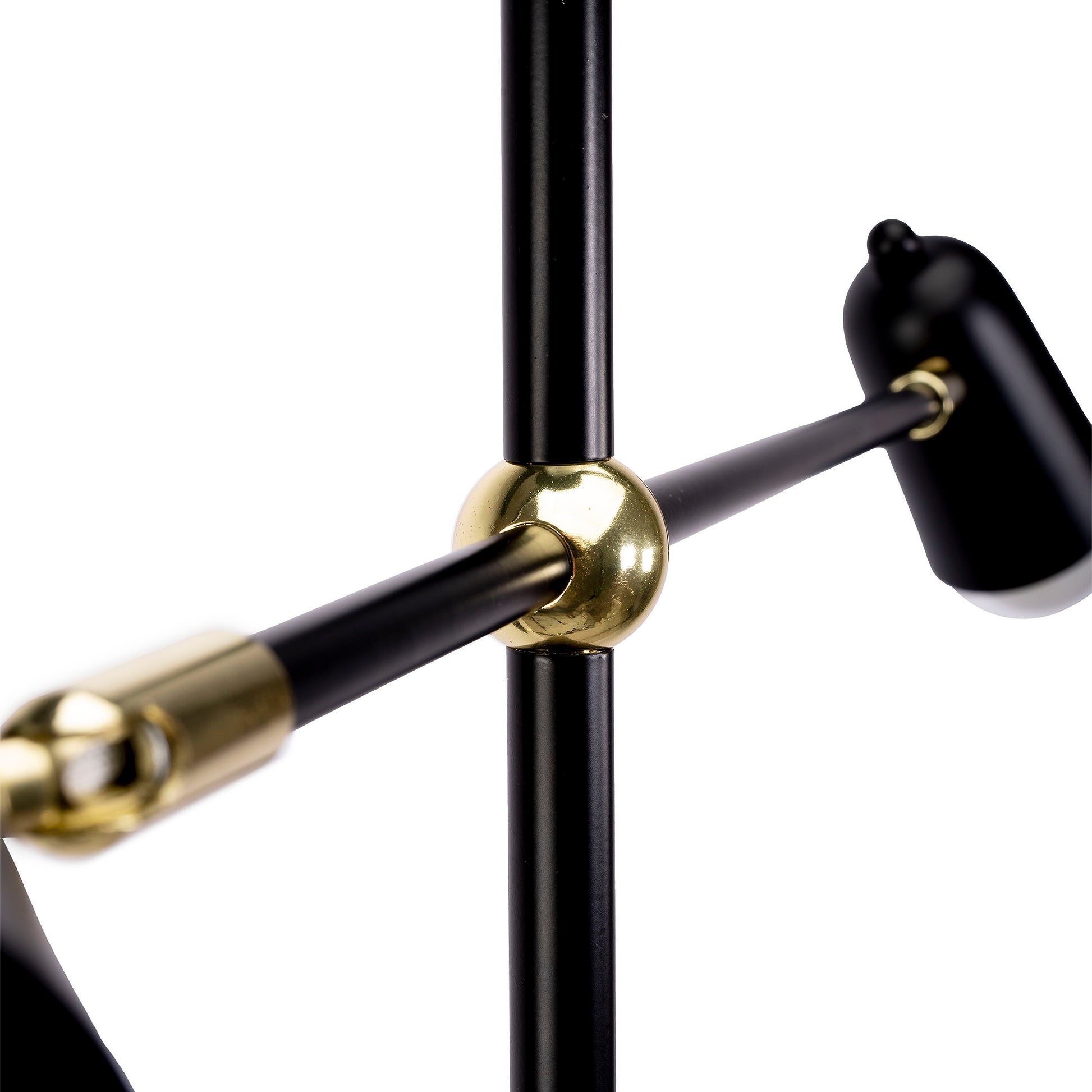 Lampa APP1708-4CP Black + Gold  7