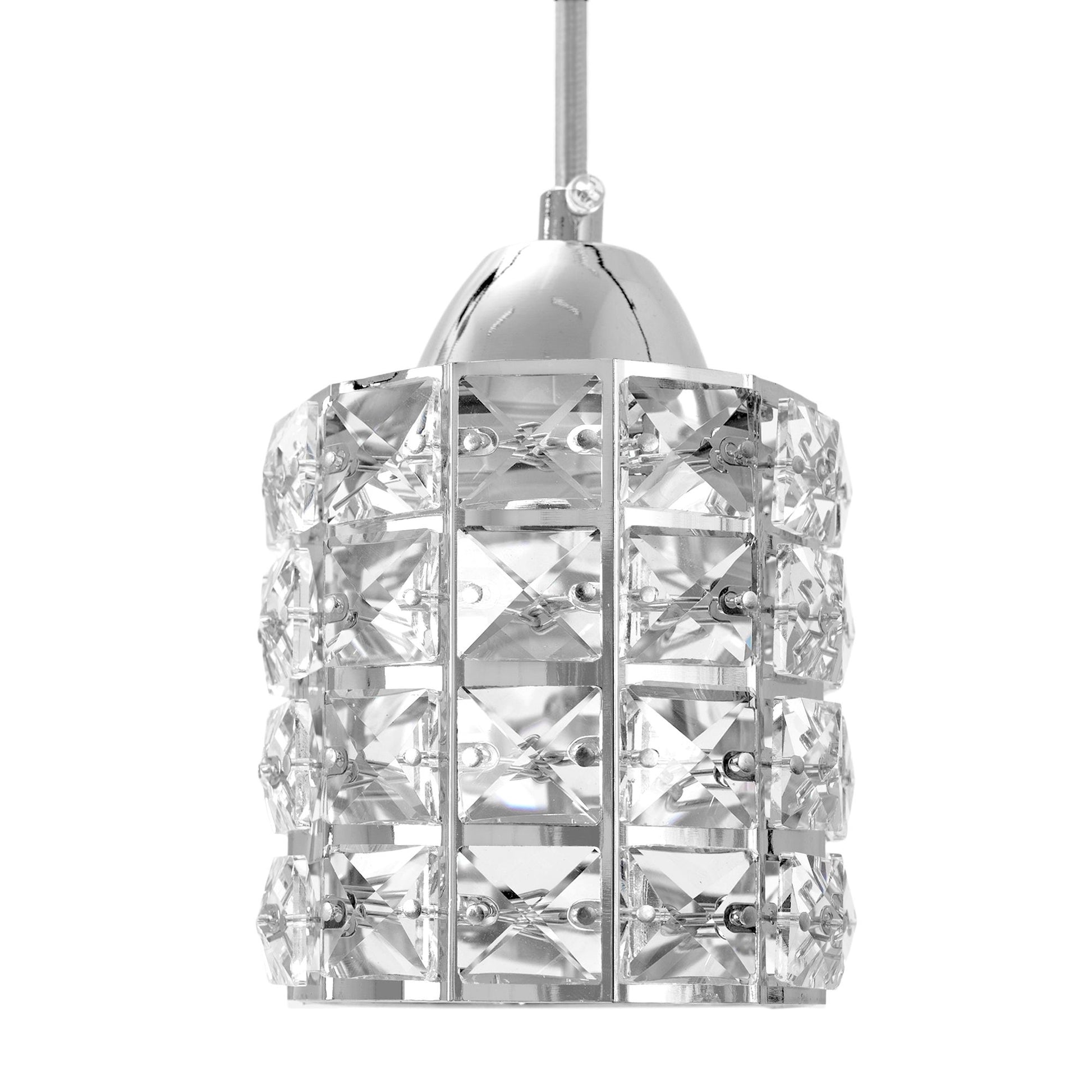 Plafoniera din cristal argintie APP728-3CP 3