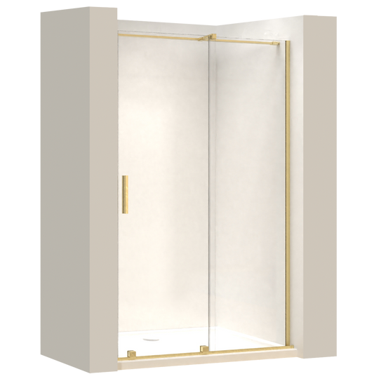 Ușă de duș Rea Montana 120 Gold brush  1