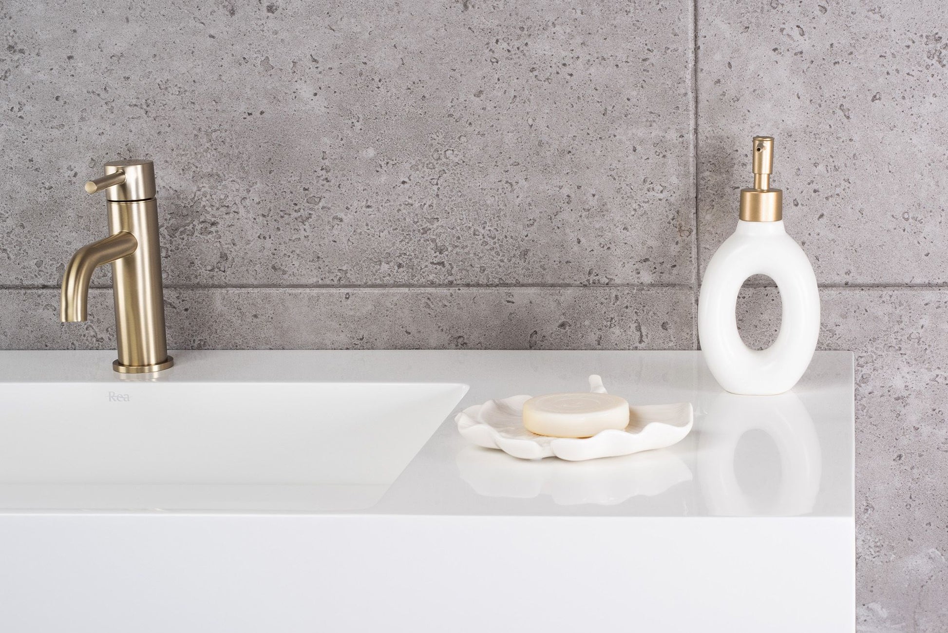 Lavoar pentru blat Archi 90 CM White 4
