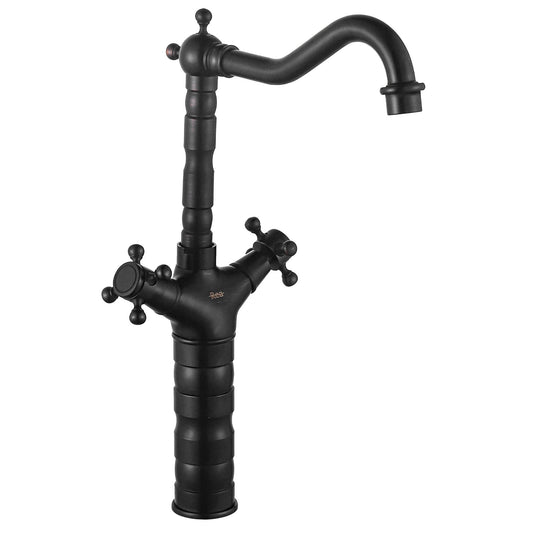 Baterie pentru baie / de bucătărie Rea Rustico Old Black  1