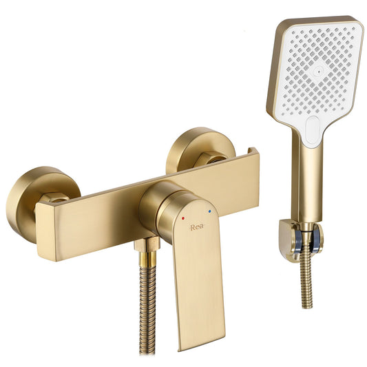 Baterie de duș REA Hass Brush Gold  1