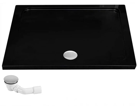 Cadita dus din acril Rea Savoy negru 80x100  1