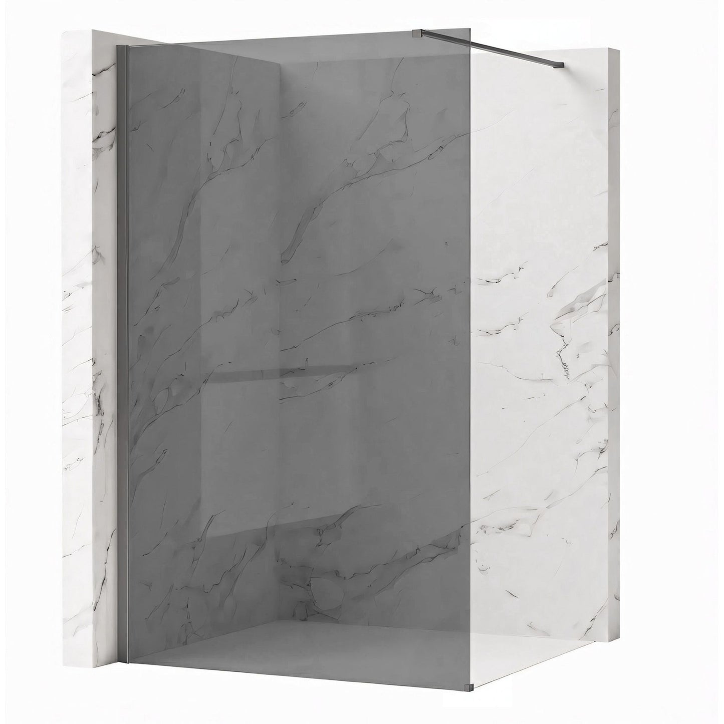 Paravan de dus Rea Flexi Grey / Titan 140  2
