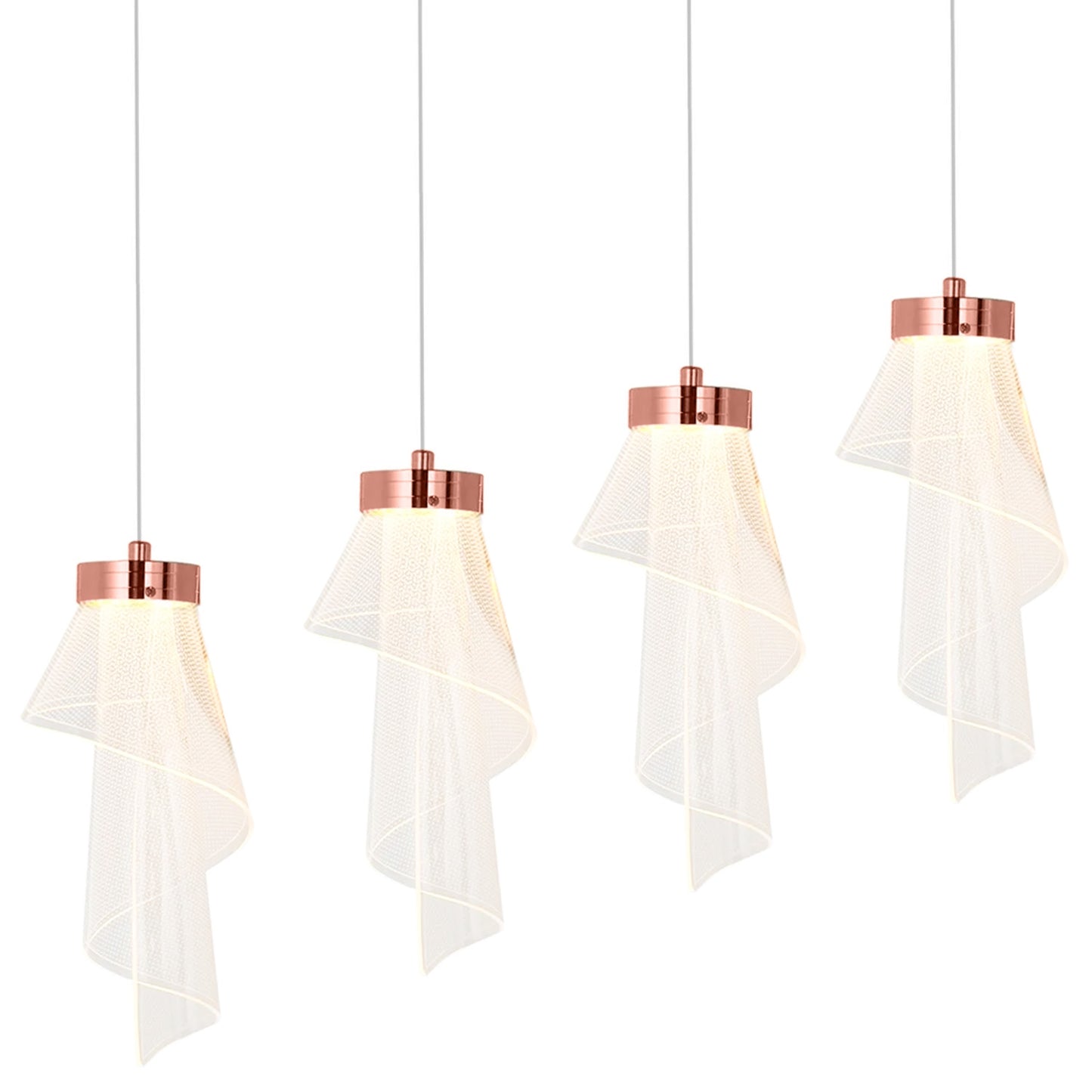 Lampa De Tavan Oglinda Rose Gold APP1765-1CP  6