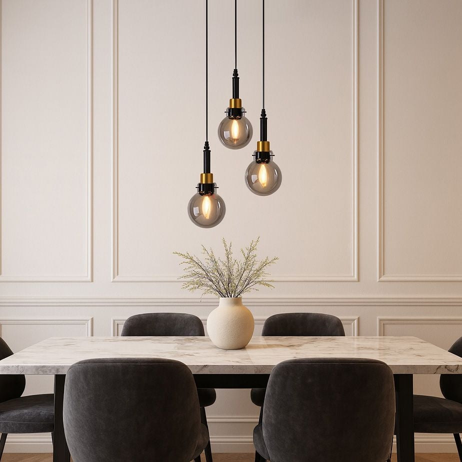 Lampă Suspendată APP1125-3CP Black Gold  9