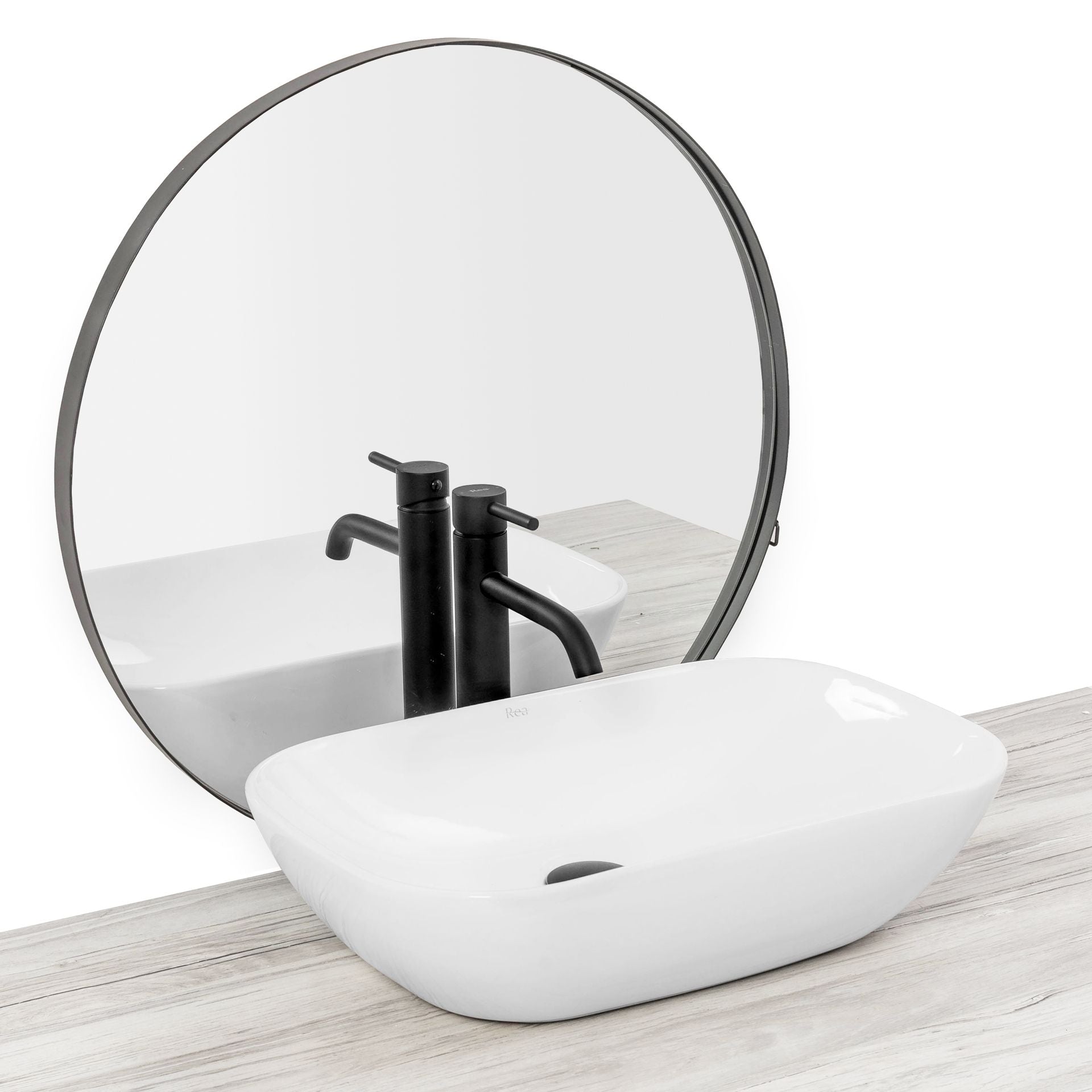 Lavoar pentru blat Rea Claudia 9447 alb 4