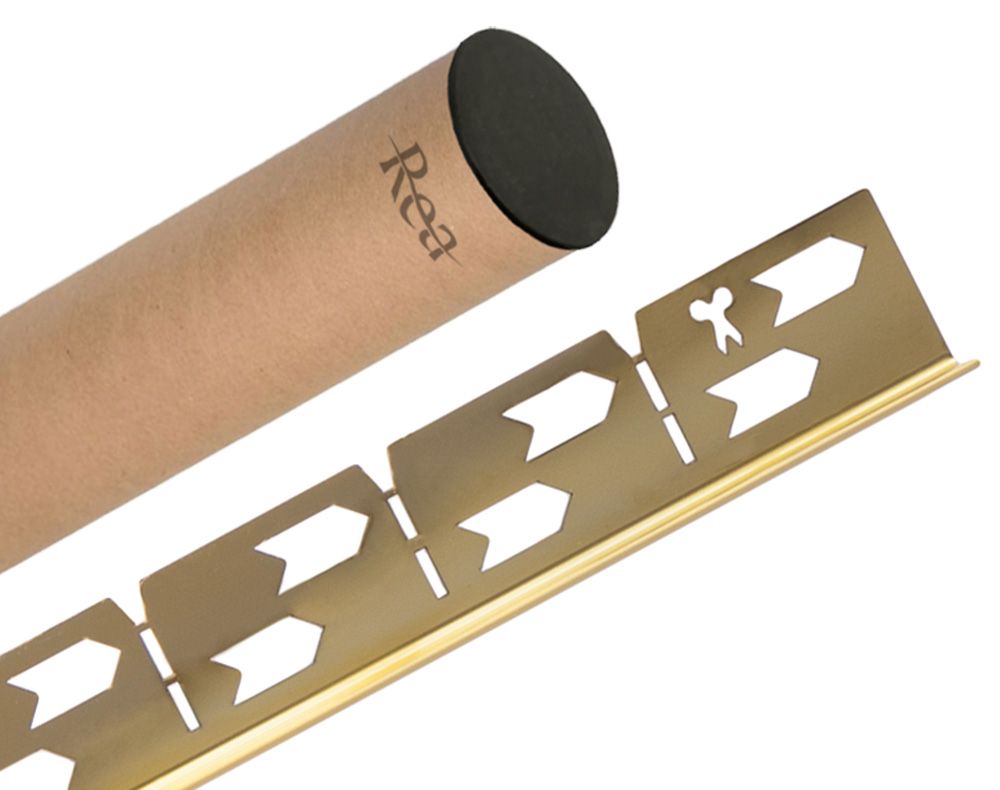 Profil de panta cadita de dus 100cm Gold dreapta 7
