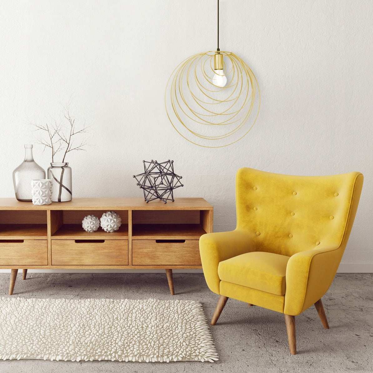 Lampa De Tavan Gold APP428-1CP  3
