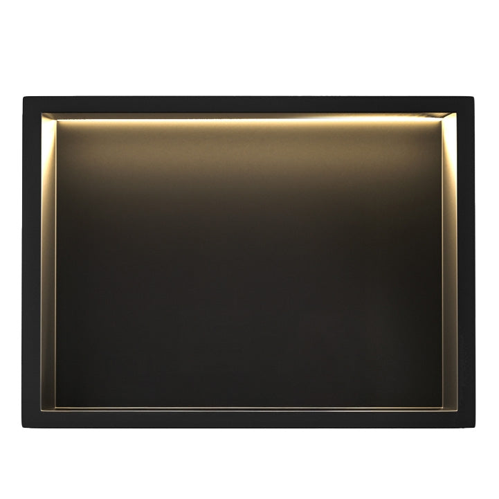 Raft Baie Incastrat Perete Led 30x45 Black  3