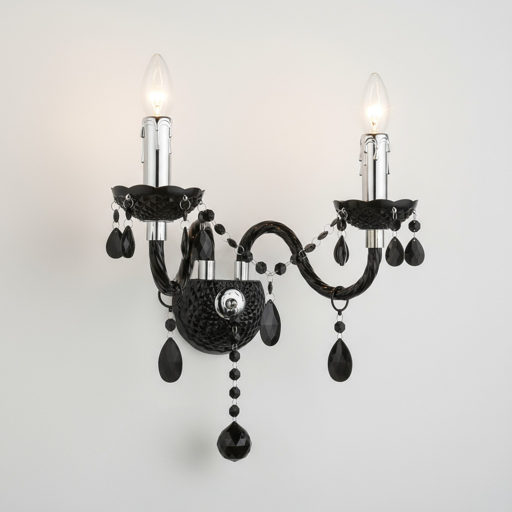 Lampa De Perete Ebt018-2w Black  2
