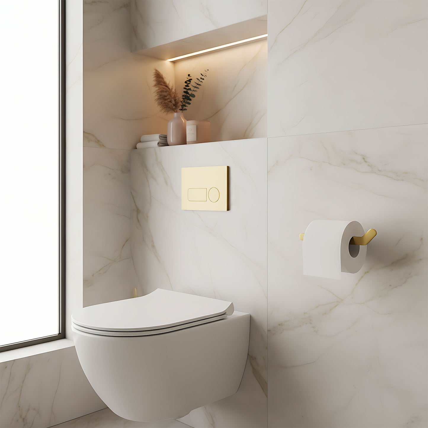 Suport Hârtie Igienică 109 Til Brush Gold  3