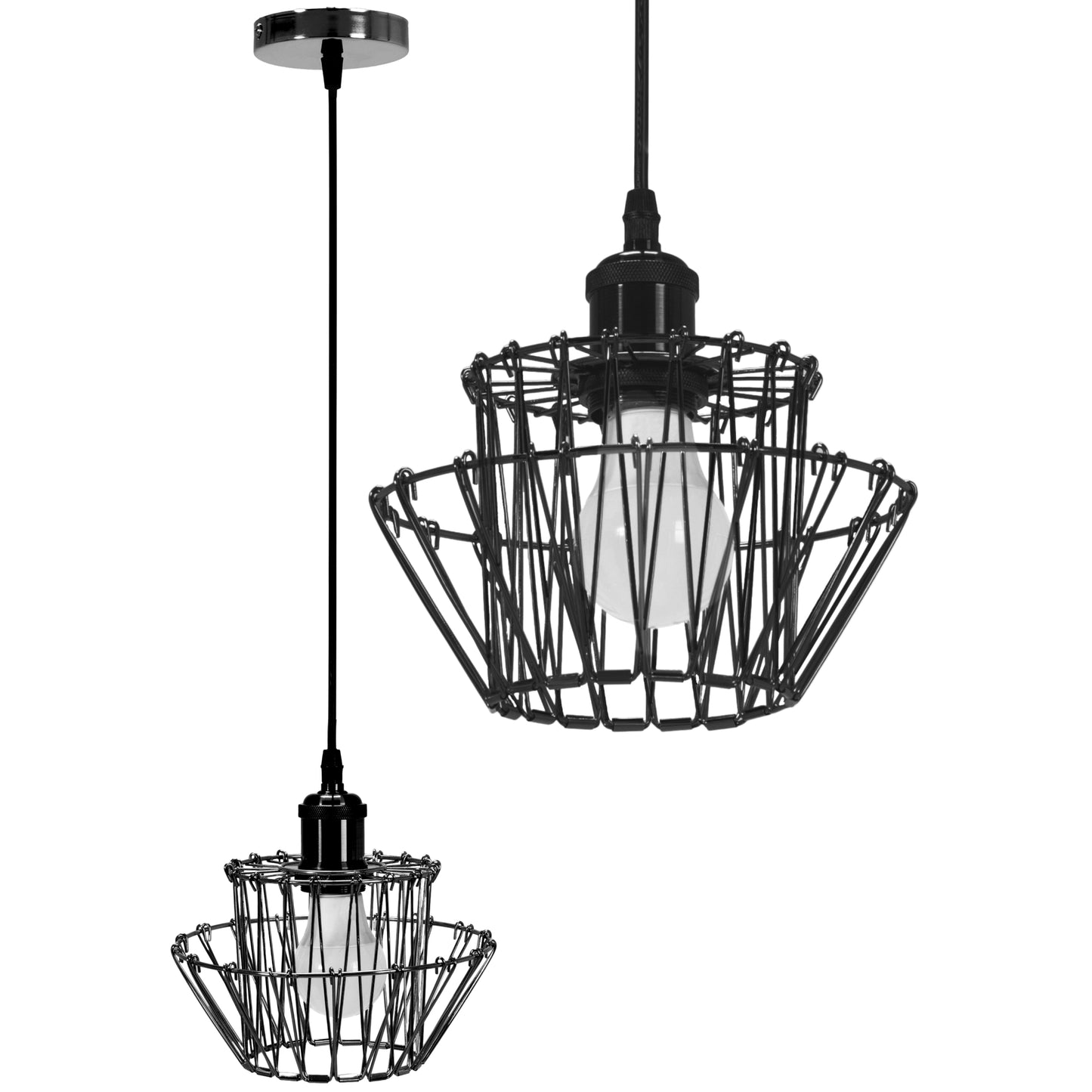 Lampa APP941-1CP Set Black 36cm  1