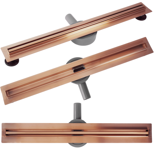 Rigola dus REA Neox Slim pro Brushed l.Copper 70  1