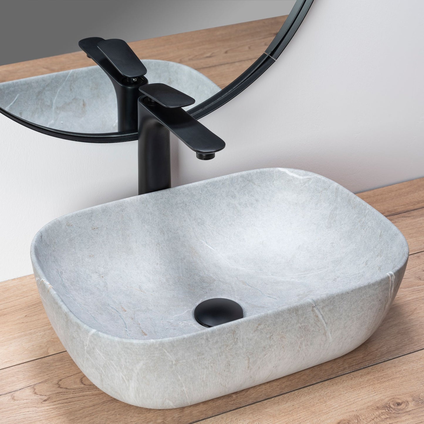 Lavoar pentru blat Rea Livia Gri Grey 2