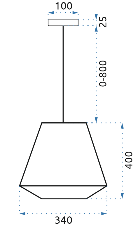 LAMPA DE TAVAN SUSPENDABILA APP217  7