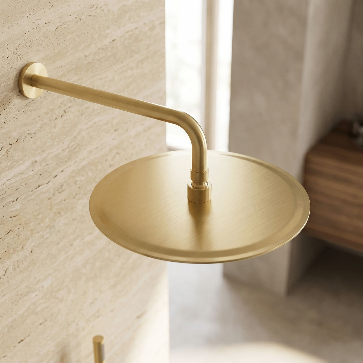 Cap De Duș Rotund REA JS-P014BG 25cm Brush Gold 5