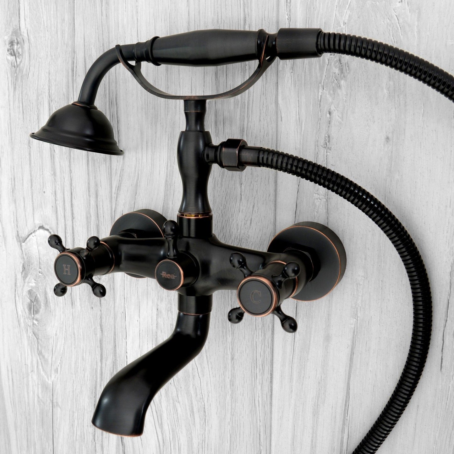 Baterie pentru cadă Rea Retro Old Black  2