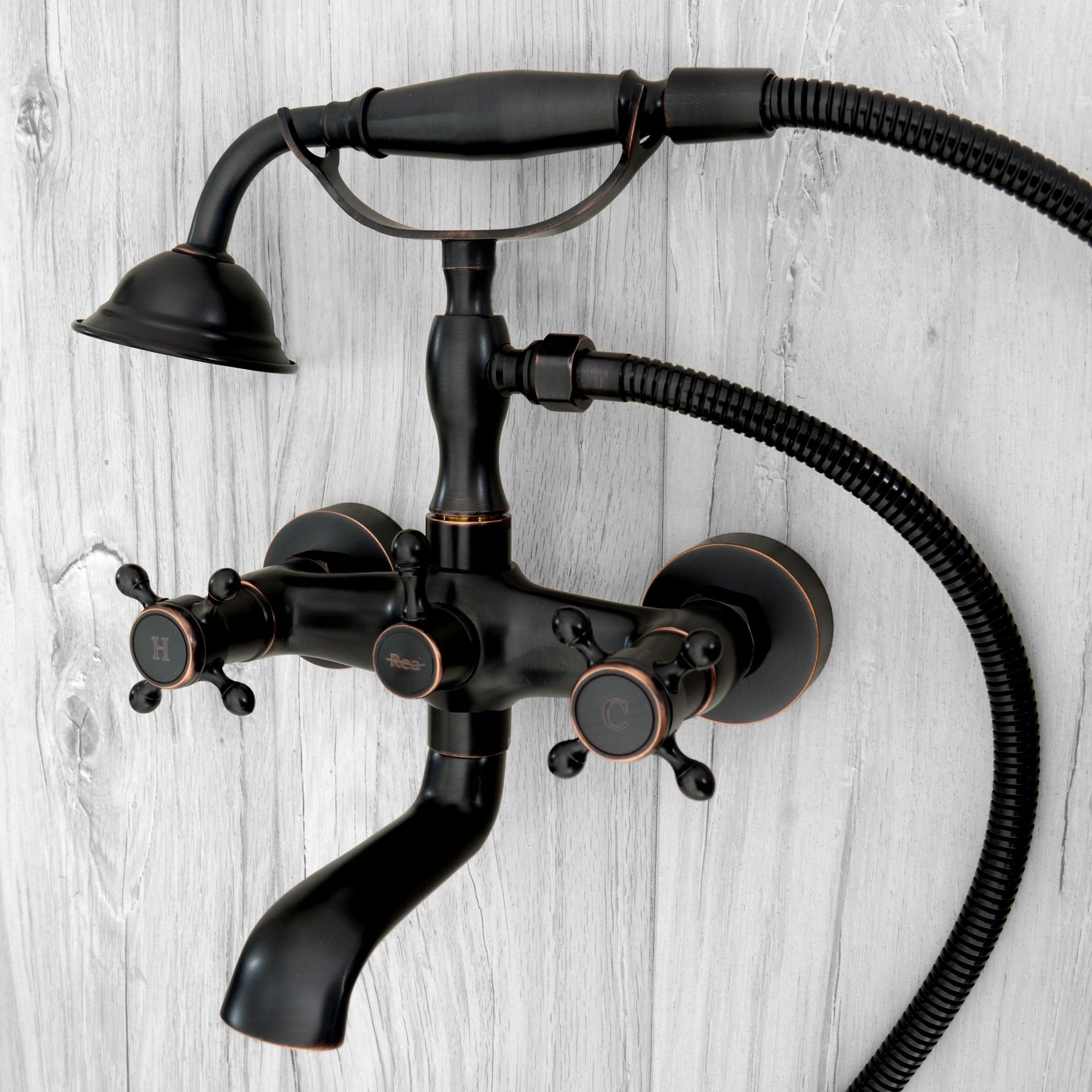 Baterie pentru cadă Rea Retro Old Black  2