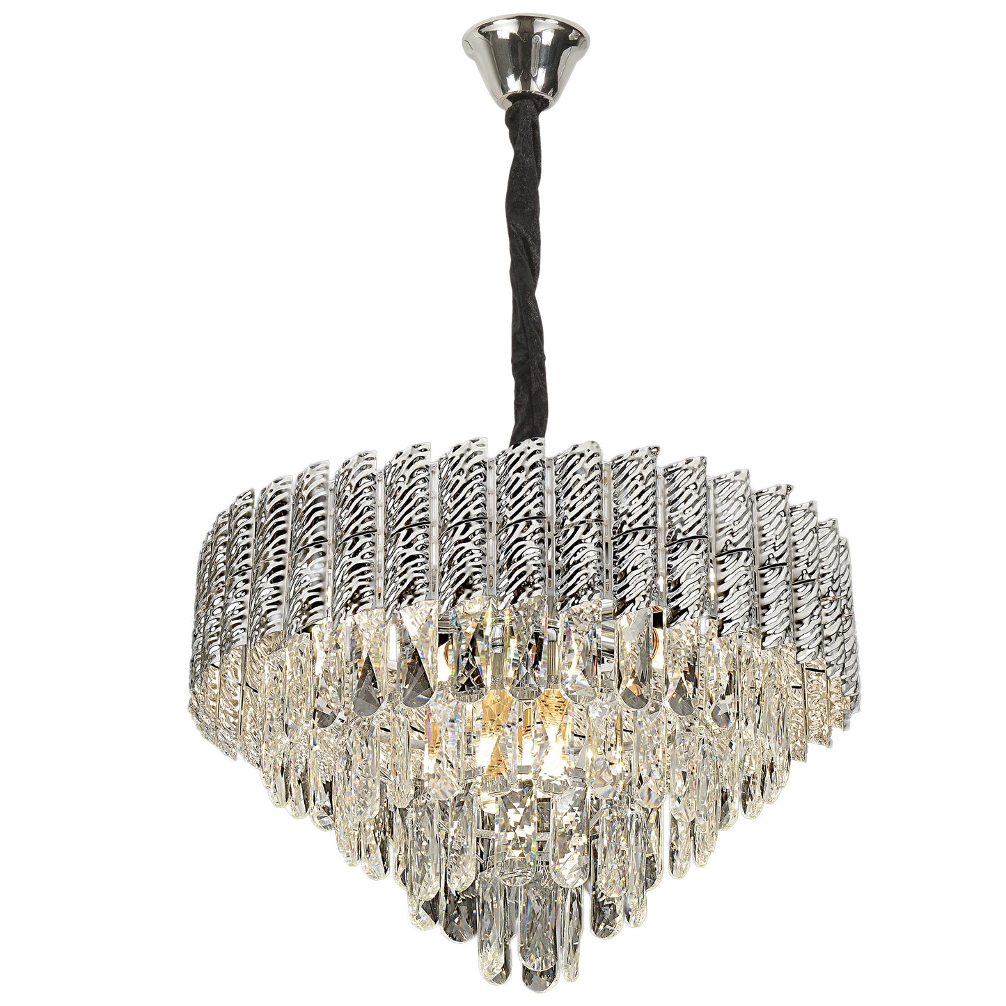 Lampă Suspendată Cristal G055-cp 50cm Chrome  1