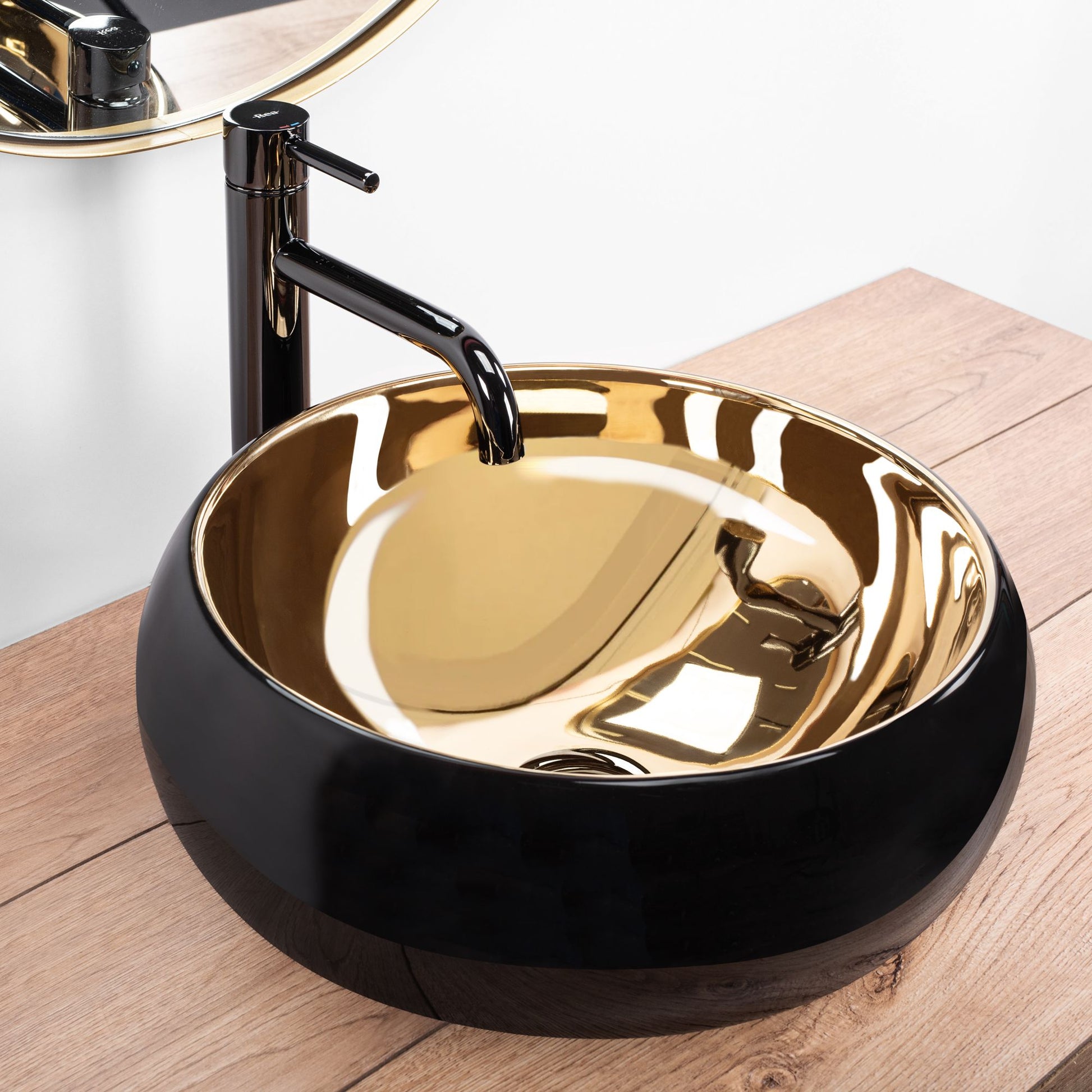 Lavoar pe blat REA Luna Gold/Black 2