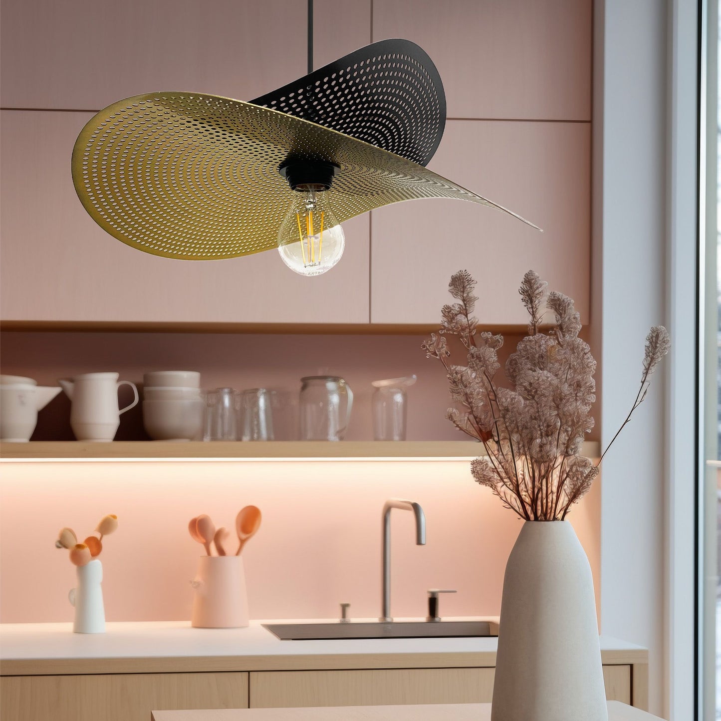 Lampă de tavan APP1471-1CP black/gold  7