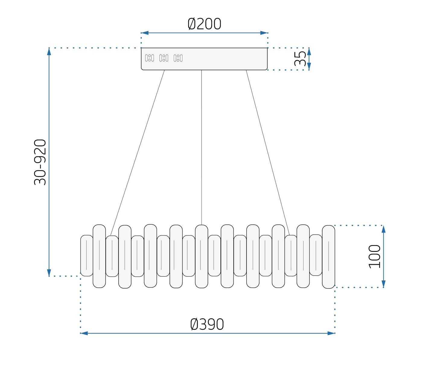 Kryształowa Lampa Sufitowa Led App1041-cp + Pilot  12