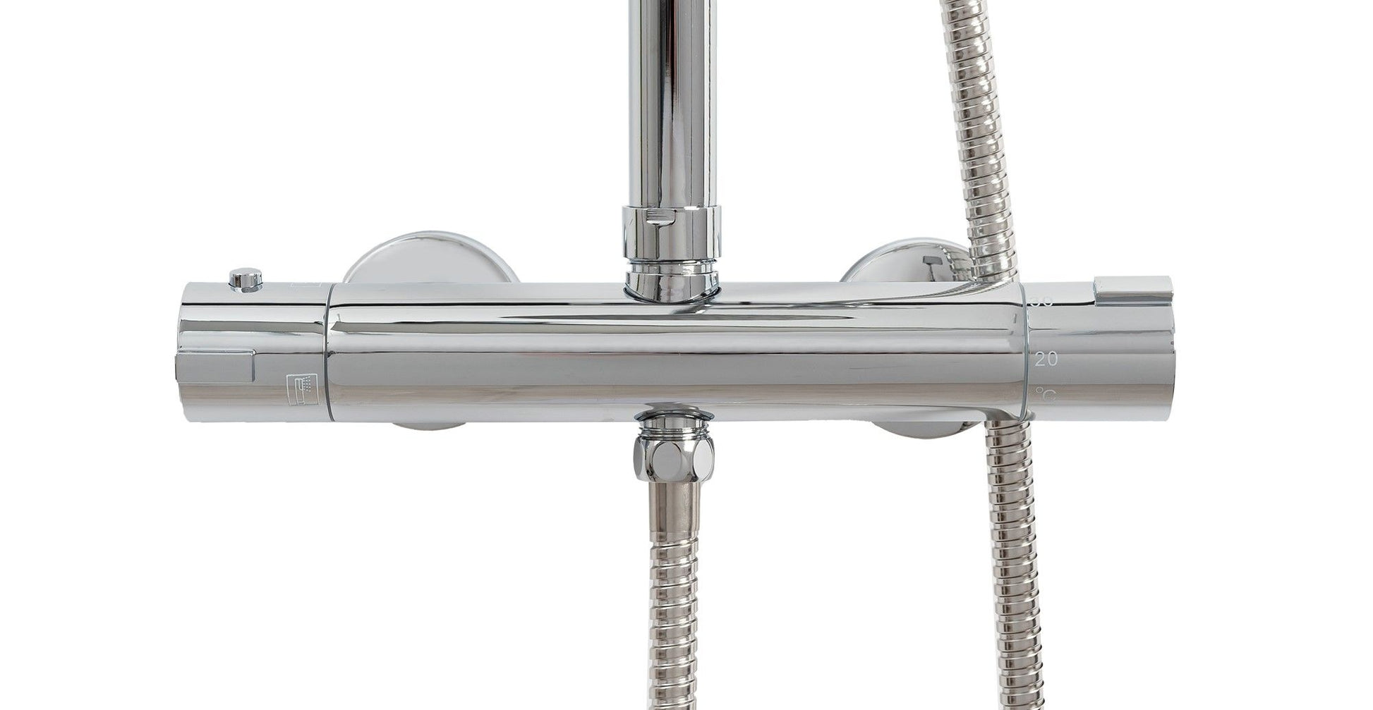 Set dus cu termostat CALANI DAYTON CHROME  5