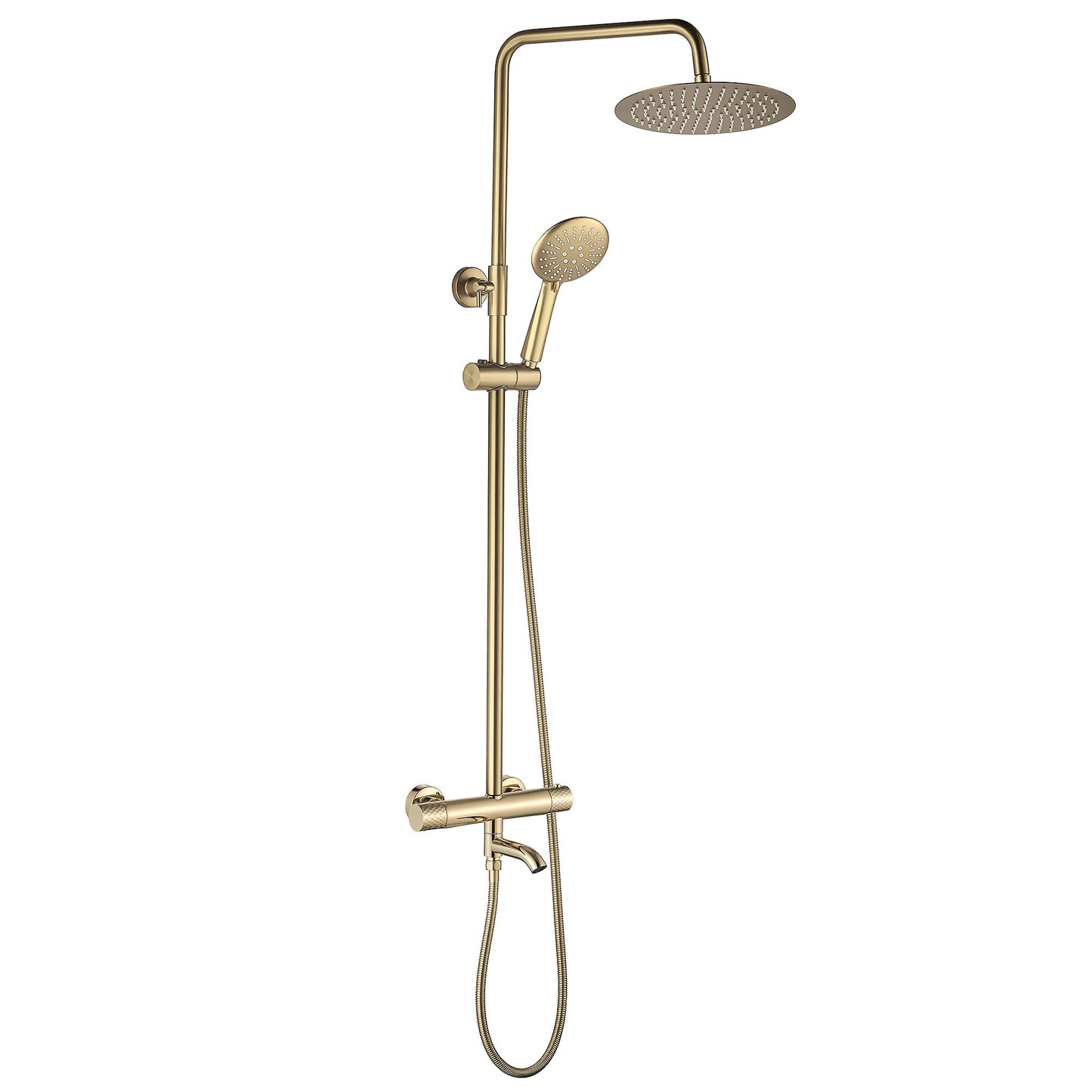 Coloana De Dus Cu Termostat Lungo Diamond Gold  3