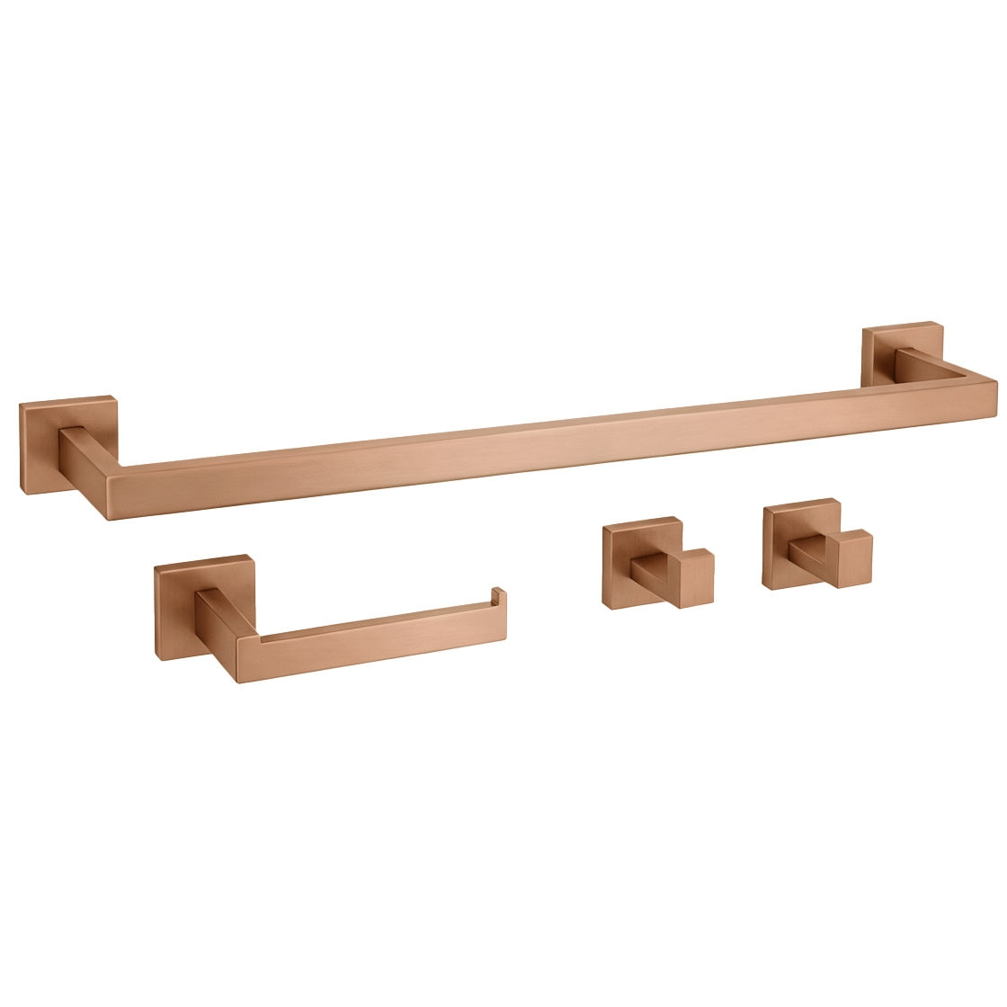 Set Accesorii Pentru Baie Rio Brush Copper 4 Piese  2